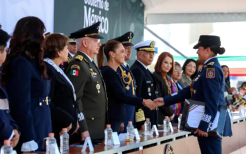 Sheinbaum destaca papel histórico de la Fuerza Aérea Mexicana en su 111 aniversario