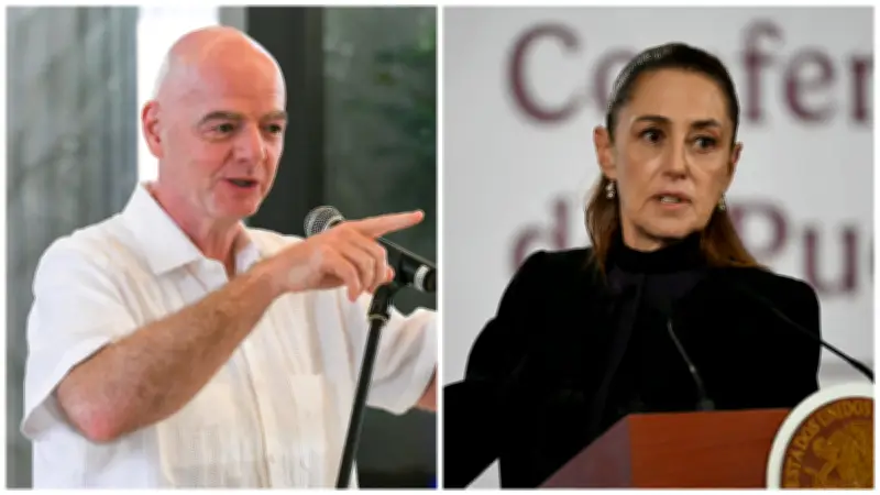 Sheinbaum destaca voto de confianza de Infantino para el Mundial 2026 en México