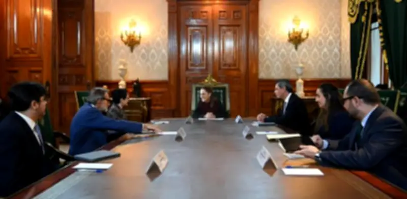 Sheinbaum dialoga con S&P Global sobre IA y economía en Palacio Nacional