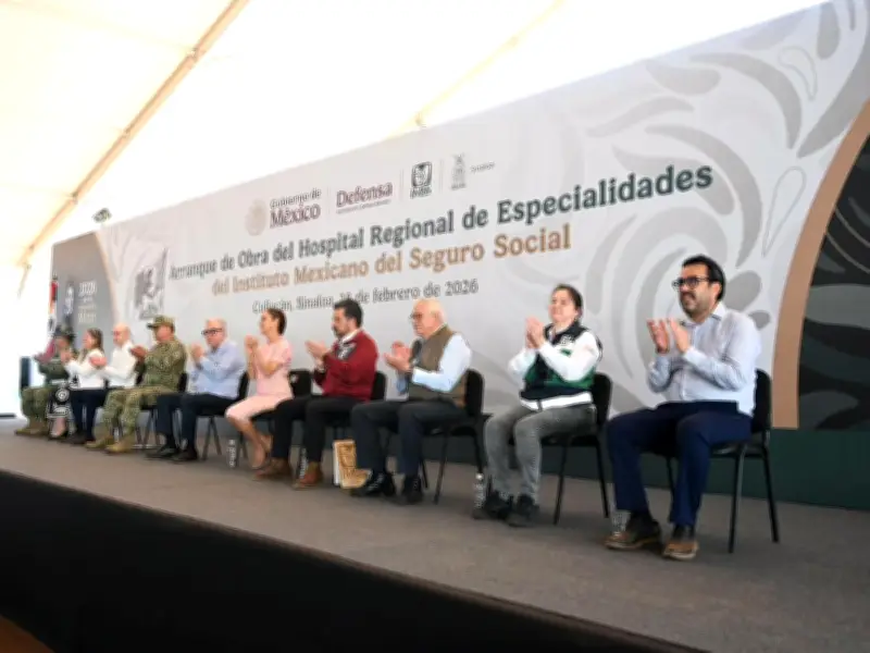 Sheinbaum inaugura obras del Hospital de Especialidades IMSS en Culiacán, Sinaloa