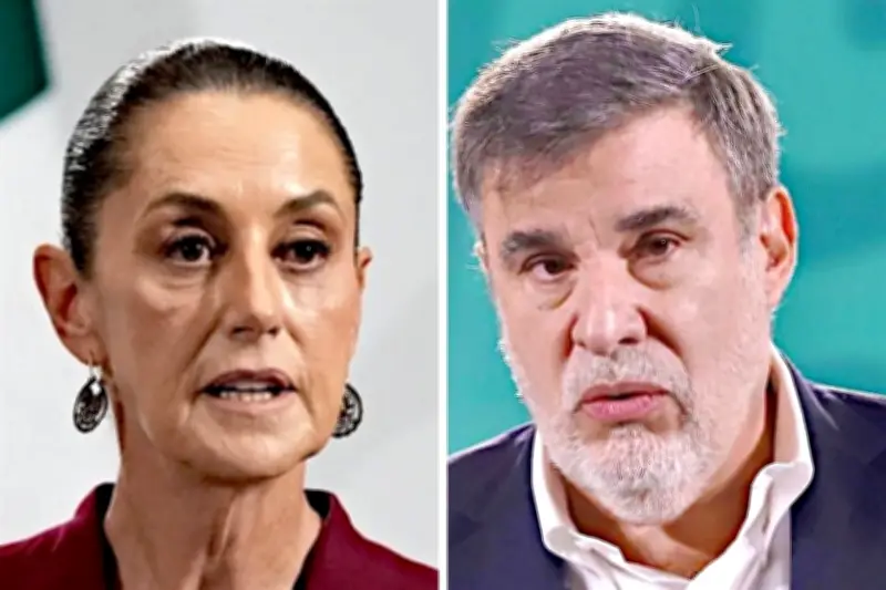 Sheinbaum reclama a Scherer: 'Mejor hablen de García Luna' en debate