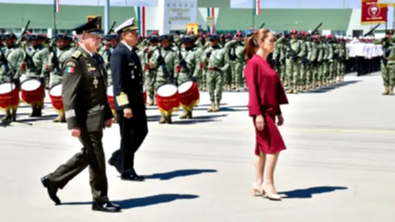 Sheinbaum resalta el papel de la mujer en el Ejército en su 113 aniversario
