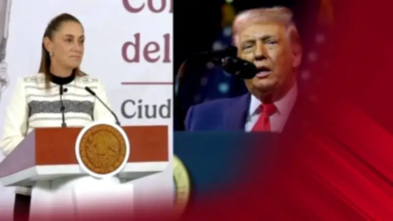 Sheinbaum y Trump discuten la captura de 'El Mencho' en llamada bilateral