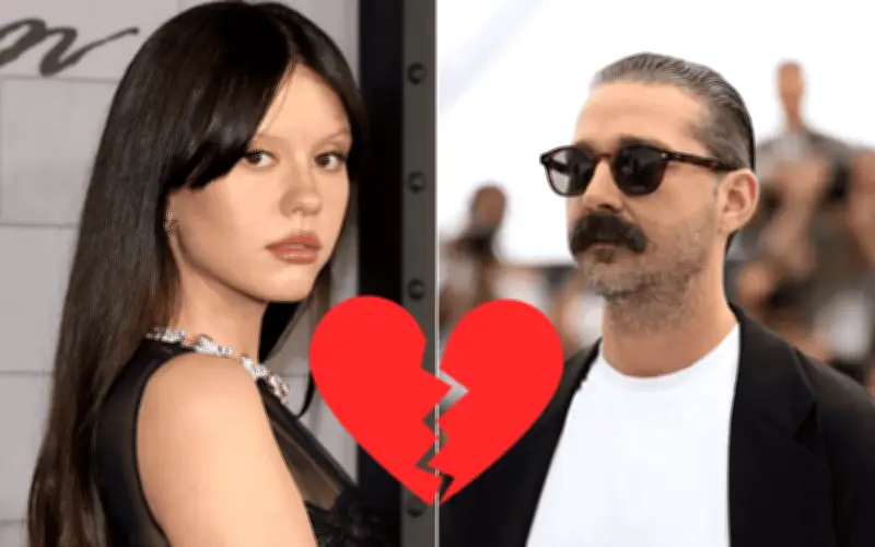 Shia LaBeouf y Mia Goth finalizan su matrimonio tras casi 10 años de relación
