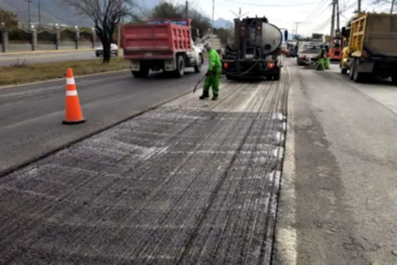 SICT inicia recarpeteo de la Carretera Nacional para mejorar conectividad