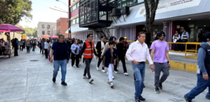 Simulacro de Sismo en CDMX: Desalojo Récord en Edificio de la STyFE