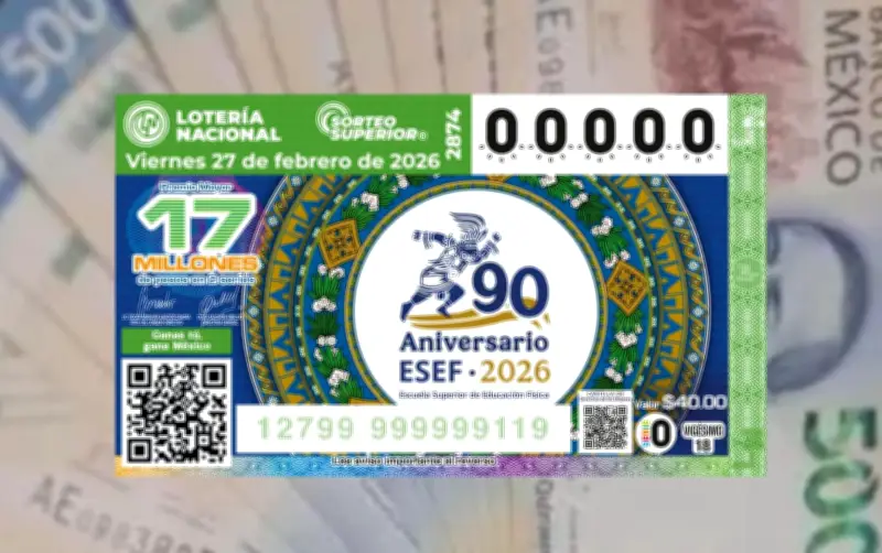 Sorteo Superior 2874 de la Lotería Nacional: Premio Mayor de 17 Millones de Pesos