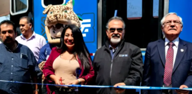 STE dona tren ligero a Instituto Tecnológico de Tláhuac para prácticas estudiantiles