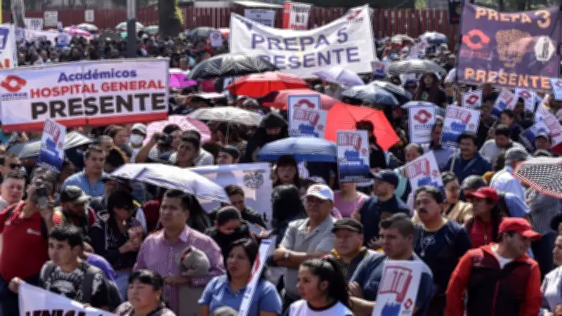 STUNAM lidera múltiples movilizaciones en la CDMX este 20 de febrero