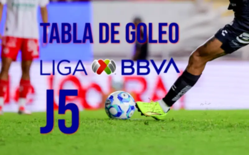 Tabla de Goleo del Clausura 2026: Joao Pedro Lidera Tras la Jornada 5