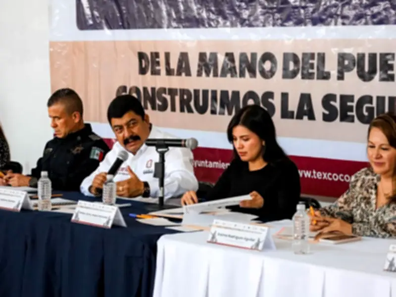 Texcoco reporta reducción delictiva tras sesión de Consejo de Seguridad en Xocotlán
