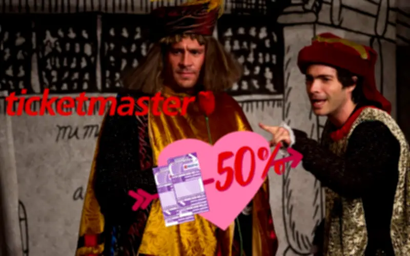 Ticketmaster Lanza Promoción 'Flechazo a tu Bolsillo' con 50% de Descuento en Obras de Teatro