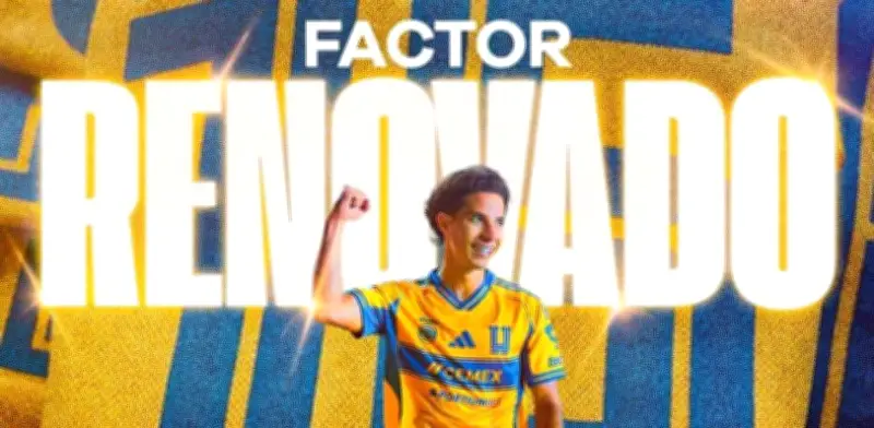 Tigres asegura a Diego Lainez hasta 2029 con renovación histórica en la Liga MX