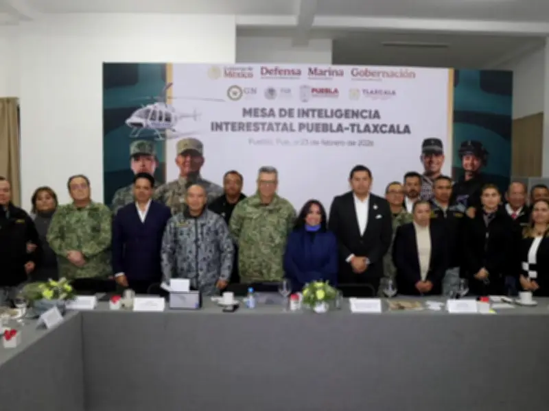 Tlaxcala y Puebla blindan frontera con Mesa de Inteligencia Interestatal