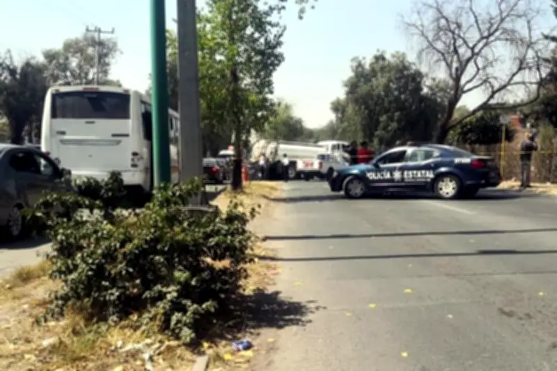 Tragedia vial en Cuautitlán Izcalli: motociclista fallece tras ser arrollado por pipa