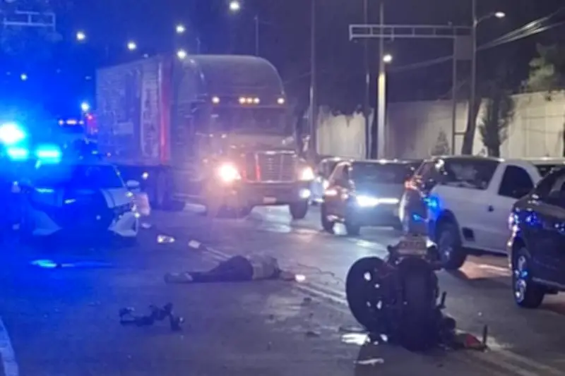Tragedia vial en Iztacalco: motociclista pierde la vida en accidente