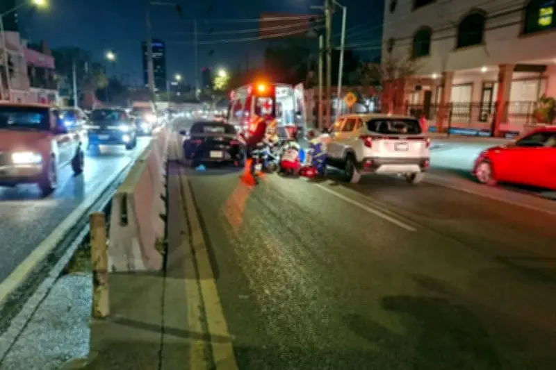 Tragedia vial en Monterrey: peatón arrollado al intentar cruzar Morones Prieto