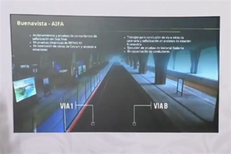 Tren CDMX-AIFA inicia operaciones antes de Semana Santa, anuncia Sheinbaum