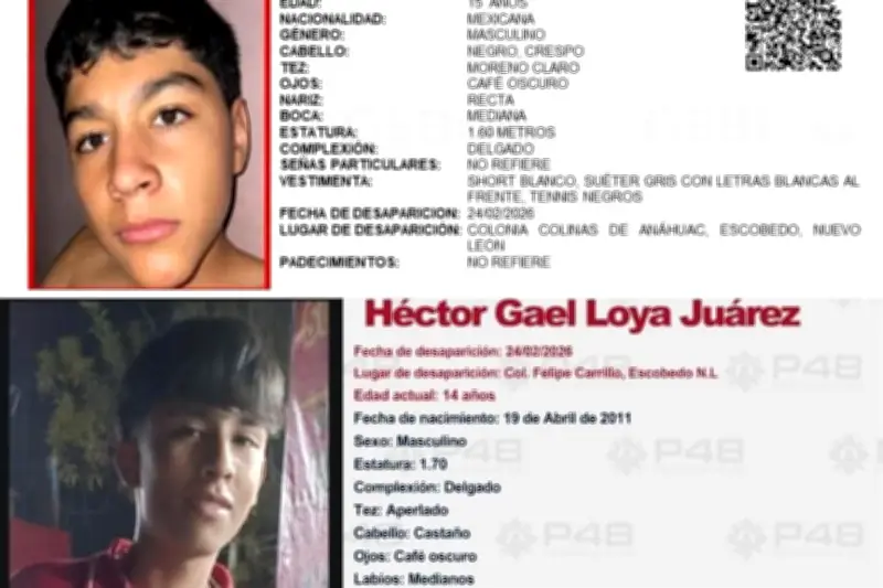 Tres Adolescentes Desaparecen en Escobedo, Nuevo León, en Preocupante Caso