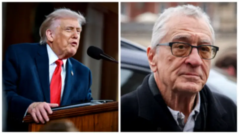 Trump arremete contra Robert De Niro llamándolo "enfermo y demente" por críticas