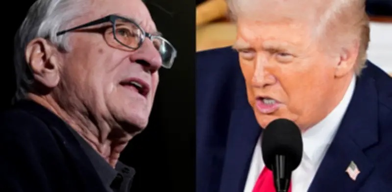 Trump responde a Robert De Niro llamándolo 'enfermo' y 'demente' en redes sociales