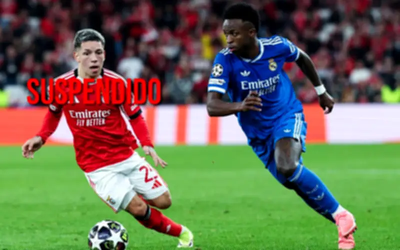 UEFA suspende provisionalmente a Prestianni por incidente racista contra Vinicius Jr.