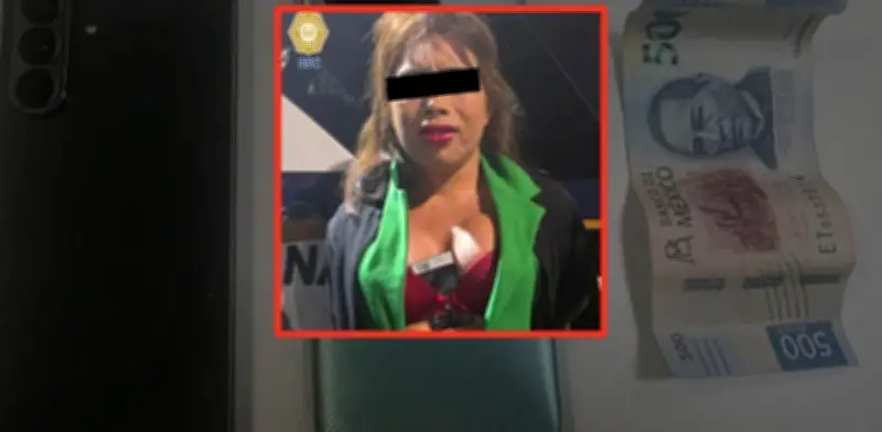 Vendedora de caricias en Tlalpan regresa a prisión por robo a dos hombres