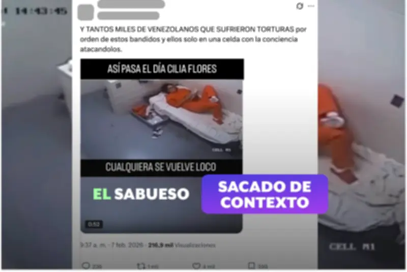 Video viral confunde a Ghislaine Maxwell con Cilia Flores en celda