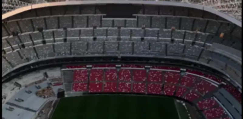 Video viral en TikTok genera dudas sobre avances del Estadio Azteca para Mundial 2026