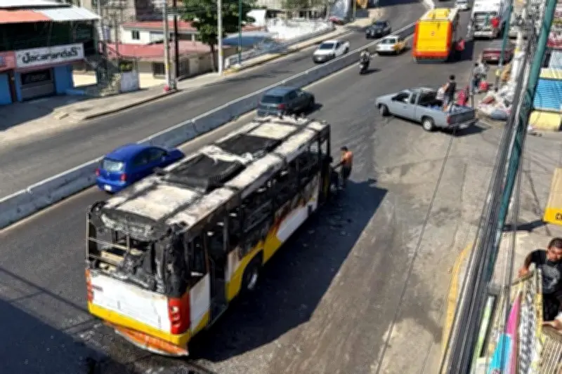 Violencia en Acapulco: Incendian camión y tráiler en ataques coordinados