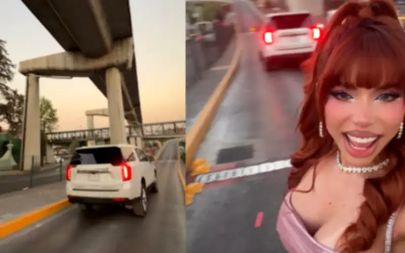 Yeri Mua denuncia ponchadura de llantas en caseta del Periférico Norte de CDMX