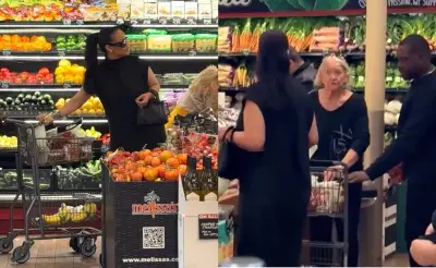 Anciana confunde carrito de supermercado con el de Rihanna; reacción de la cantante se viraliza en redes