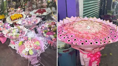 Central de Abasto de CDMX despliega oferta floral para San Valentín con precios estables