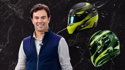 Checo Pérez Filtra el Casco que Usará con Cadillac en su Regreso a la F1