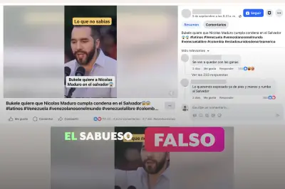 Desmienten video deepfake que muestra a Bukele anunciando acuerdo con EE.UU. sobre Maduro