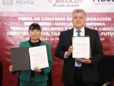 Edomex y UAM Lerma firman convenio para impulsar a mujeres en la ciencia