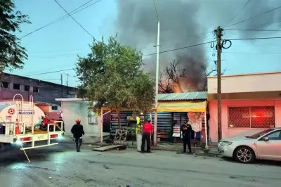 Fallece una persona al incendiarse su vivienda en Monterrey