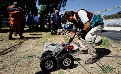 Inspecciones en drenaje profundo de CDMX previo a temporada de lluvias 2025