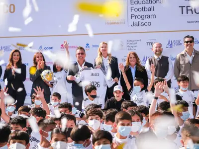 Jalisco lanza programa educativo de fútbol con Fundación Real Madrid para formar en valores