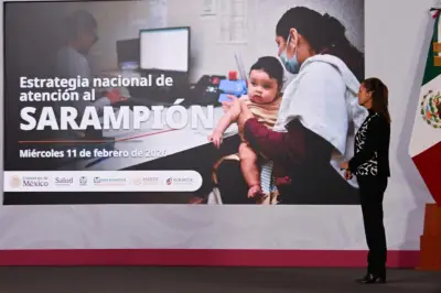 Sarampión en México: 28 fallecidos y llamado a la calma de Sheinbaum