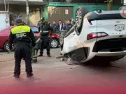Accidente en Roma Norte: Camioneta se Volca y Deja Mujer Lesionada en CDMX