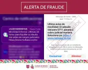 Alerta de Semovi: SMS falsos sobre multas vehiculares son un fraude masivo