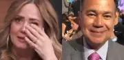 Andrea Legarreta llora al recordar a Nicandro Díaz: 'El único que me dio la oportunidad'
