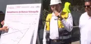 Armenta Supervisa Rehabilitación del Bulevar Valsequillo en Puebla