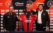 Atlas presenta oficialmente al delantero uruguayo Agustín Rodríguez para la Liga MX