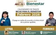 Calendario de Pagos Febrero 2026: Becas Bienestar Inician Dispersión Bimestral