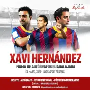 Cancelan firma de autógrafos de Xavi Hernández en Guadalajara por inseguridad