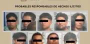 Capturan a nueve presuntos extorsionadores en Xonacatlán tras escándalo público