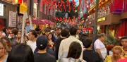 Cientos celebran el Año Nuevo Lunar en el Barrio Chino de la Ciudad de México
