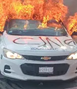 CJNG quema OXXO y vehículos en Morelos tras caída de 'El Mencho'; refuerzan vigilancia